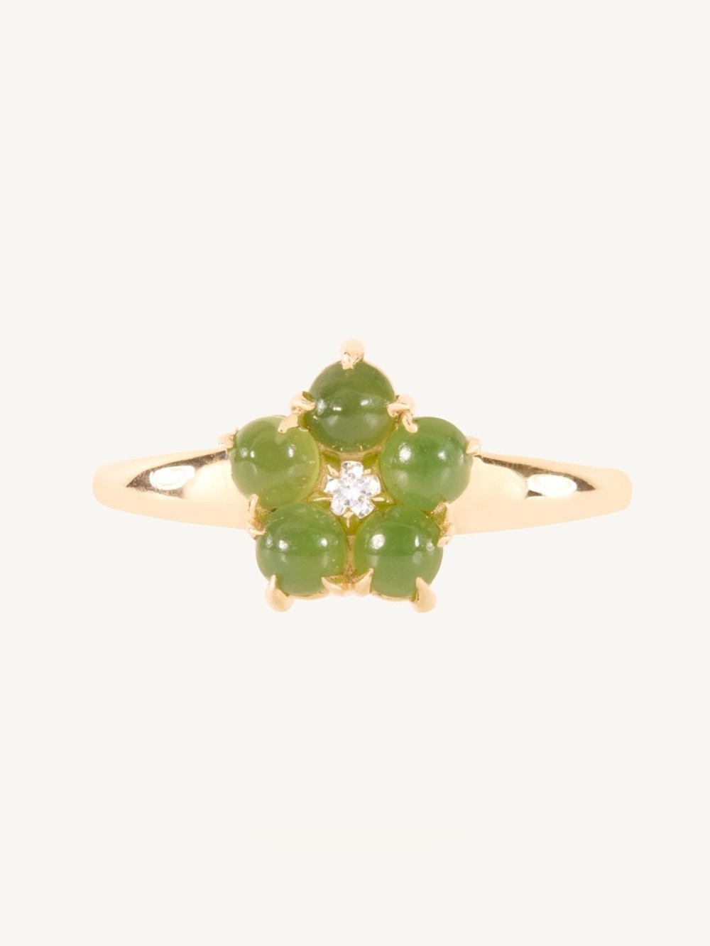 CATBIRD × VITO’S GEMS Lady C Jade Flower Ring
Solid 14k Gold - Picture 2 of 8